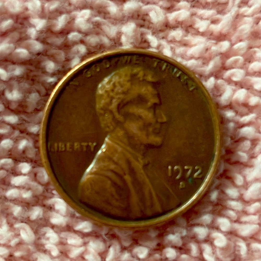 1972 D Lincoln penny